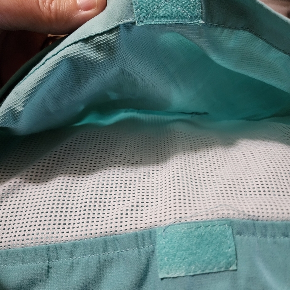 Realtree Aqua blue Short sleeve button down shirt Size XL NWT - Picture 8 of 8